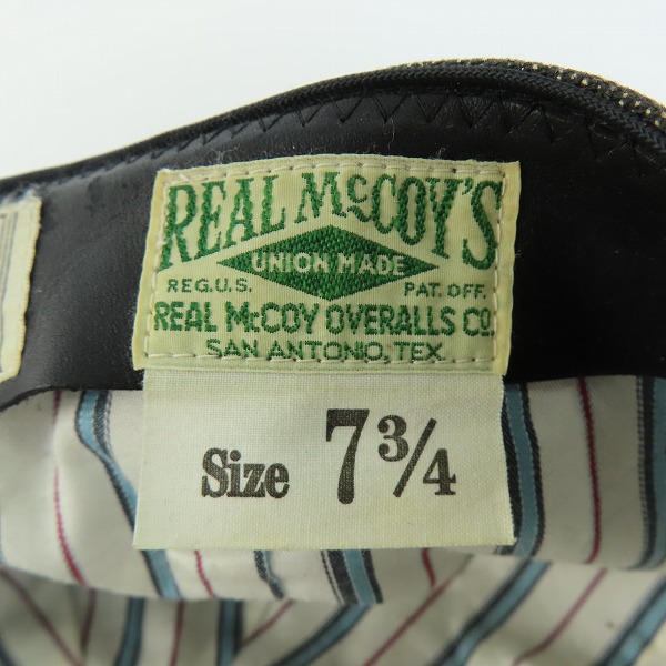 実際に弊社で買取させて頂いたThe REAL McCOY'S/リアルマッコイズ キャップ/7-3/4の画像 5枚目
