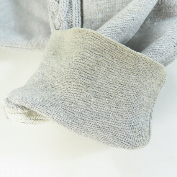 実際に弊社で買取させて頂いたSWAGGER/スワッガー 袖ケーブル編みライン入り ジップアップパーカー/XLの画像 7枚目