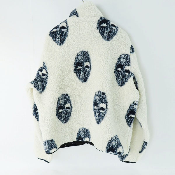 実際に弊社で買取させて頂いた stussy/ステューシ フリースジャケット Mask Jacquard Sherp/Mの画像 1枚目