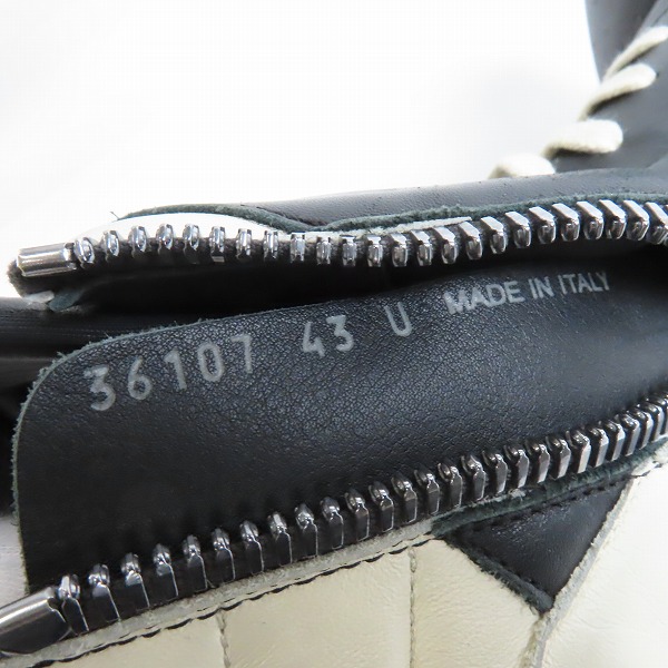 実際に弊社で買取させて頂いたRICK OWENS/リックオウエンス GEOBASKET ジオバスケット ハイカットスニーカー 43の画像 5枚目