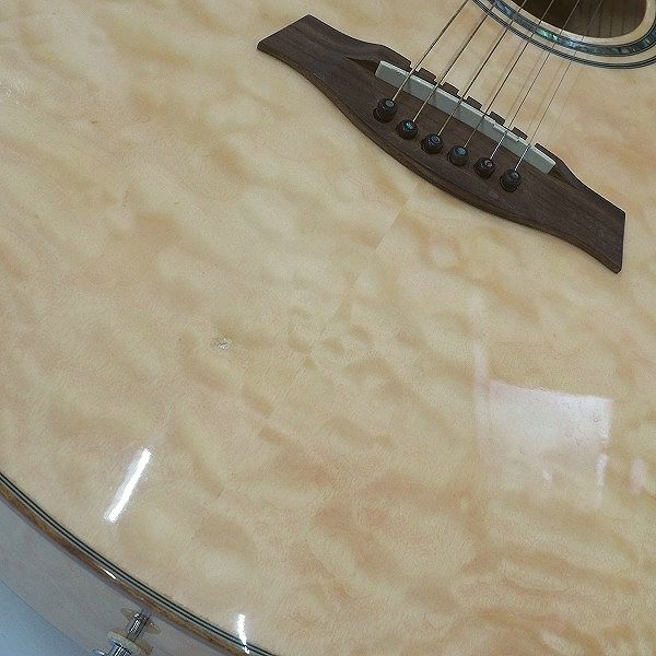 実際に弊社で買取させて頂いた★【難有り】Ibanez/アイバニース EW30QME-TLP1201 エレアコ/アコースティックギター/アコギ ギグケース付の画像 5枚目