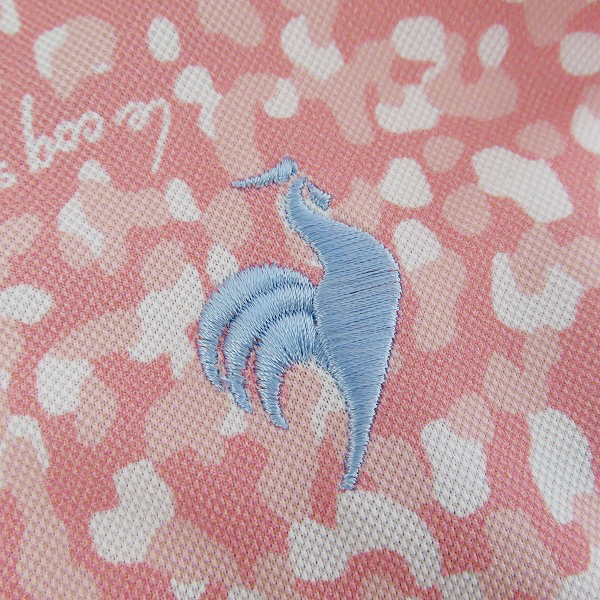 実際に弊社で買取させて頂いた【未使用】le coq sportif GOLF/ルコックスポルティフゴルフ ゴルフウェア レディース 半袖 ポロシャツQGWVJA05/Sの画像 4枚目