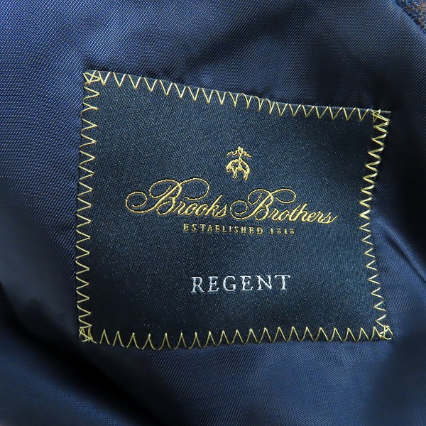 実際に弊社で買取させて頂いたBrooks Brothers/ブルックスブラザーズ チェック テーラードジャケット/44Rの画像 2枚目