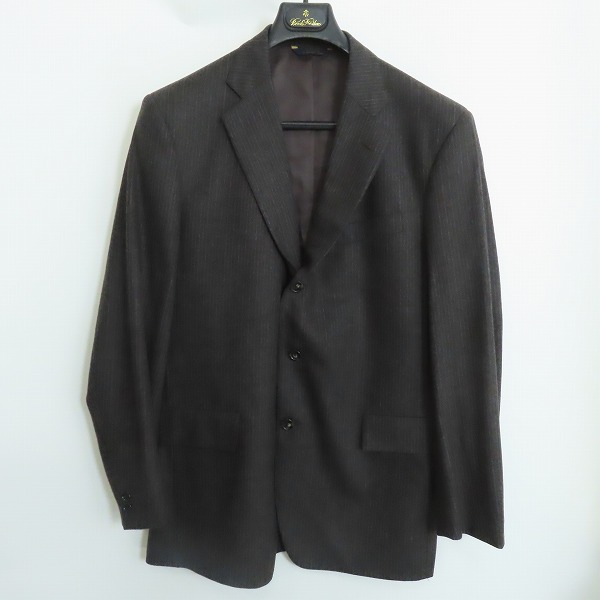 実際に弊社で買取させて頂いたBrooks Brothers/ブルックスブラザーズ own make  ストライプ テーラードジャケット/42R