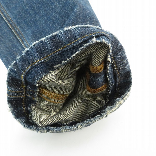 実際に弊社で買取させて頂いたDOLCE&GABBANA/ドルチェ&ガッバーナ DENIM 14GOLD ダメージ デニムパンツ G6IALD/46の画像 7枚目