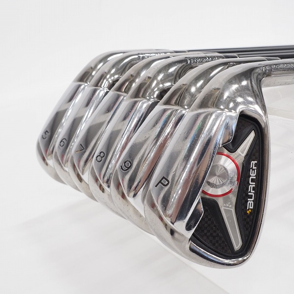 実際に弊社で買取させて頂いたTaylorMade/テーラーメイド BURNER/バーナー アイアン #5～9,Pw 6本セット RE-AX SUPER FAST FLEX：S
