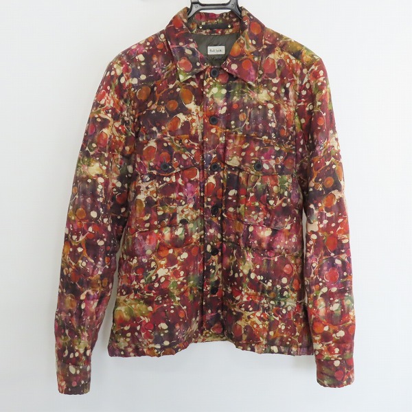 実際に弊社で買取させて頂いたPaul Smith BLACK/ポールスミス 総柄 ダウンジャケット PM-BM-62851/M