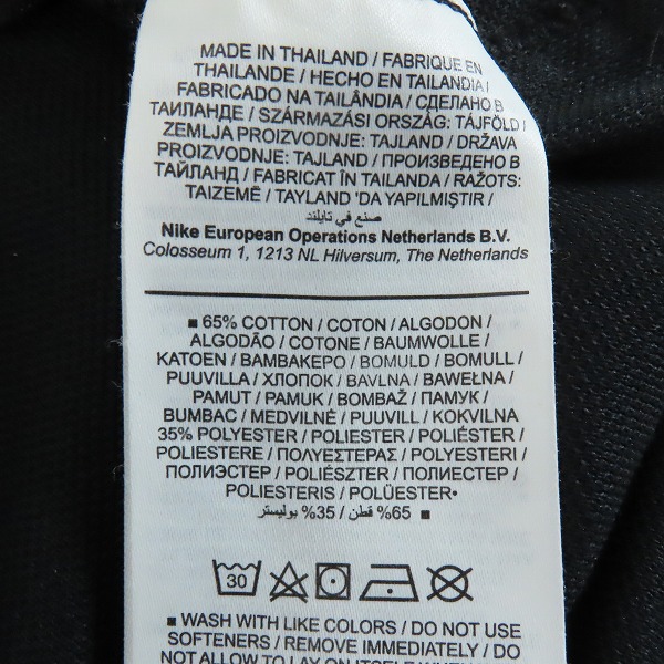 実際に弊社で買取させて頂いたNIKE GOLF/ナイキ ゴルフ DRIFITドライフィット ポロシャツ ゴルフウェア CU9834-010 M の画像 3枚目