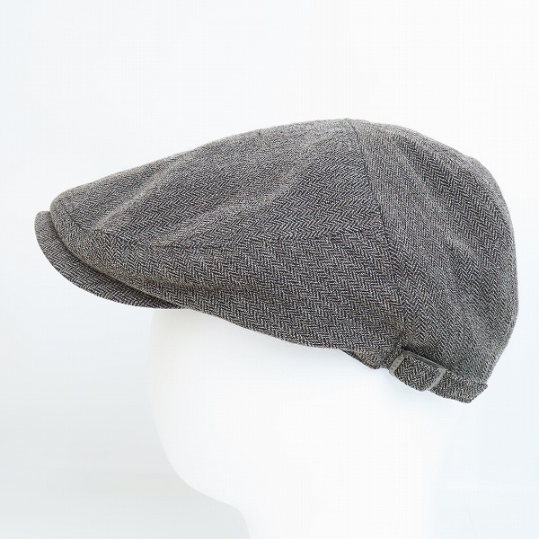 実際に弊社で買取させて頂いたCA4LA/カシラ ハンチング帽子 日本製 グレー系の画像 2枚目