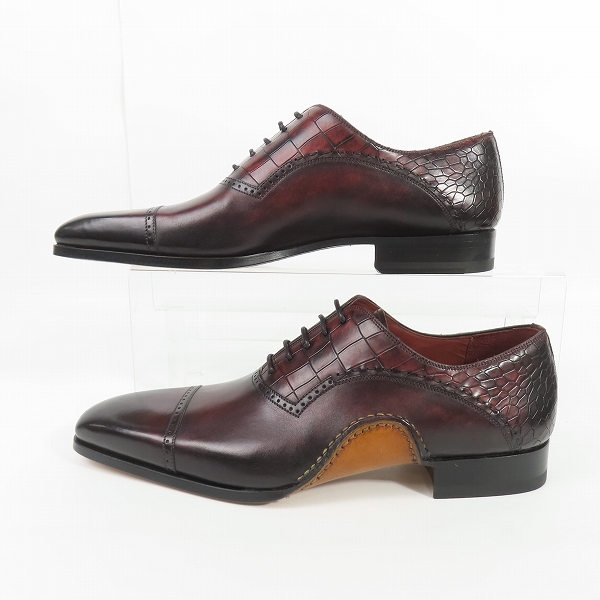実際に弊社で買取させて頂いたMAGNANNI/マグナーニ  型押し レザーシューズ 17254/41の画像 3枚目
