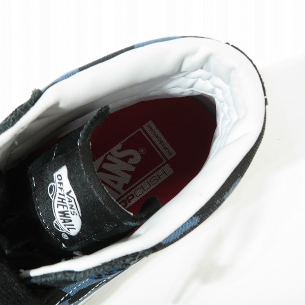 実際に弊社で買取させて頂いたVANS×KROOKED/バンズ×クルキッド SKATE SK8-HI Ray Barbee Natas スニーカー 500714/25の画像 4枚目