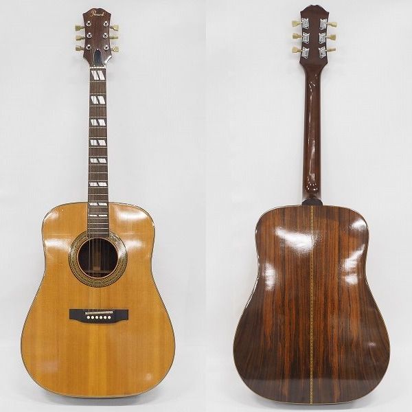実際に弊社で買取させて頂いた★Pearl/パール 詳細不明 アコースティックギター/アコギの画像 1枚目