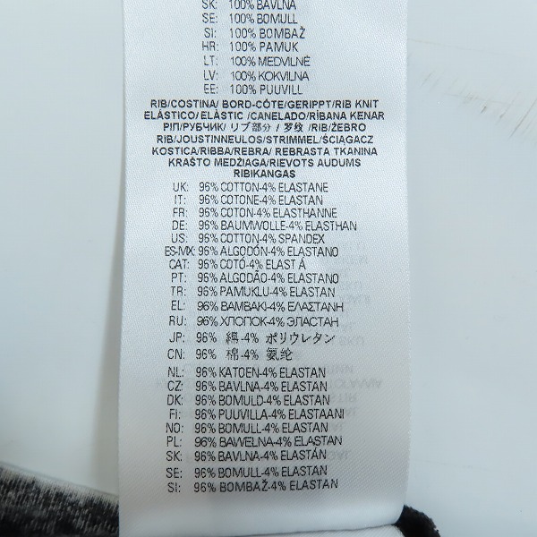 実際に弊社で買取させて頂いた【未使用】DIESEL/ディーゼル メンズ トップス A09855 0CMAM/Lの画像 4枚目