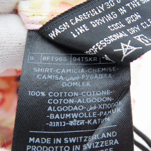 実際に弊社で買取させて頂いたTom Ford/トムフォード フラワー 花柄 長袖 シャツ 44の画像 4枚目