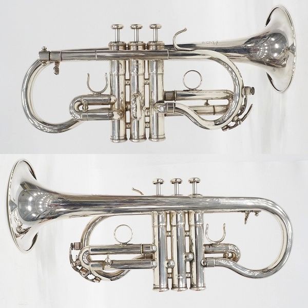 実際に弊社で買取させて頂いたYAMAHA/ヤマハ Xenoシリーズ YCR-8620S/YCR8620S コルネット 銀メッキ仕上げの画像 1枚目