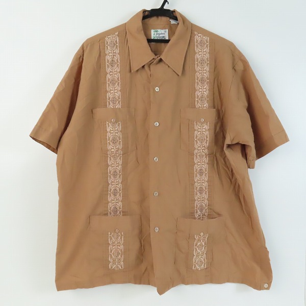 実際に弊社で買取させて頂いたGUAYABERA by HABAND/グァジャベーラバイハバンド 70s~80s ヴィンテージ キューバシャツ /XL