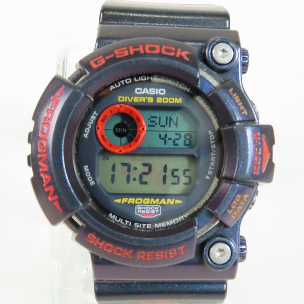 実際に弊社で買取させて頂いたG-SHOCK/Gショック FROGMAN フロッグマン 毒蛙 マジョーラカラー GW-201-6JF