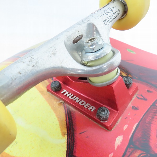 実際に弊社で買取させて頂いたPRIMITIVE×MARVEL/プリミティブ×マーベル IRONMAN/アイアンマン スケートボード コンプリートデッキの画像 2枚目