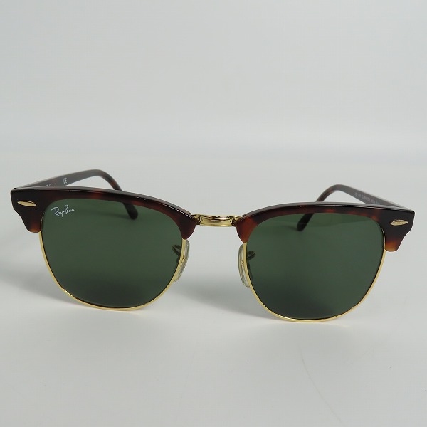 実際に弊社で買取させて頂いたRay-Ban/レイバン CLUB MASTER/クラブマスター サングラス/アイウェア RB3016 W0366の画像 1枚目