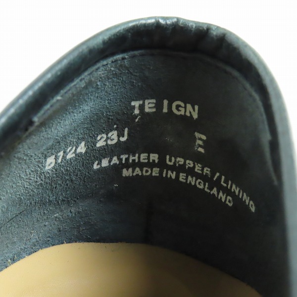 実際に弊社で買取させて頂いたCROCKETT & JONES/クロケット＆ジョーンズ アンラインド ローファー ネイビー TEIGNの画像 5枚目