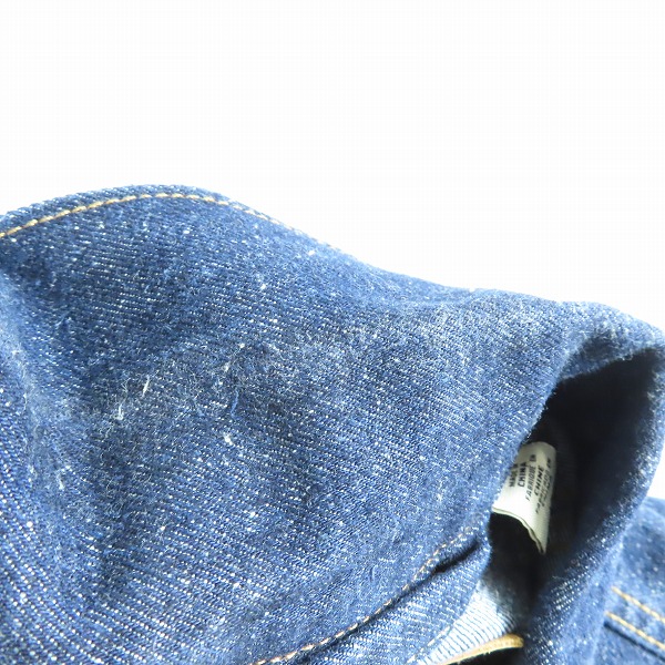 実際に弊社で買取させて頂いたLEVI’S/リーバイス デニムジャケット A3174-0002/Lの画像 8枚目