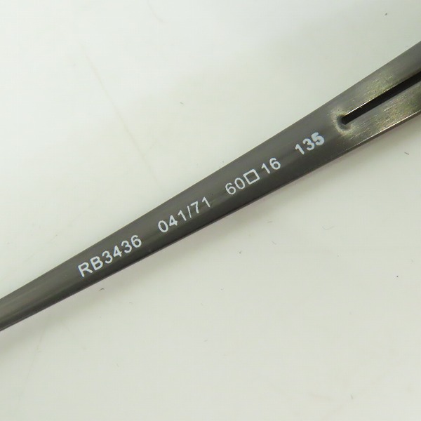 実際に弊社で買取させて頂いたRay-Ban/レイバン サングラス RB3436 041/71の画像 7枚目