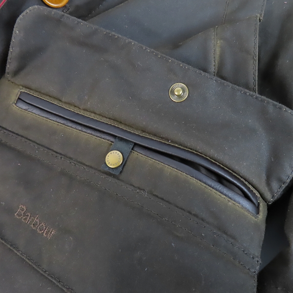 実際に弊社で買取させて頂いたBarbour/バブアー GAME PARKA/ゲームパーカー MWX0698OL71/XXLの画像 5枚目
