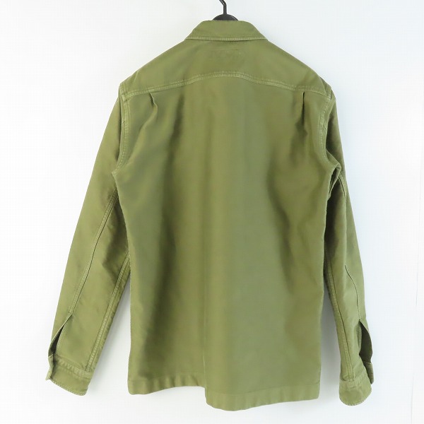 実際に弊社で買取させて頂いたTOM FORD/トムフォード ミリタリーシャツジャケット 2FT699/40の画像 1枚目