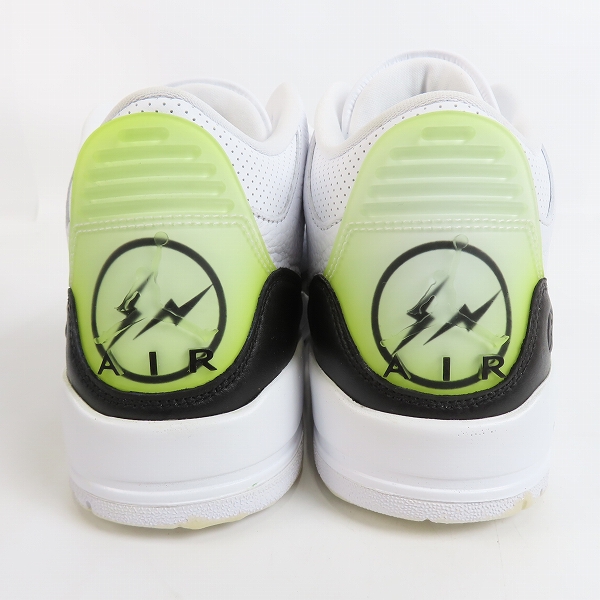 実際に弊社で買取させて頂いたFRAGMENT DESIGN×NIKE/フラグメントデザイン×ナイキ AIR JORDAN 3 エアジョーダン3 DA3595-100/27の画像 1枚目
