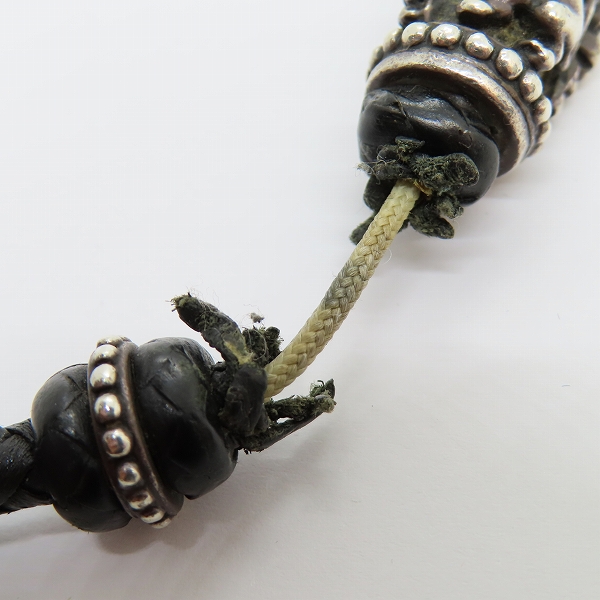 実際に弊社で買取させて頂いた【ギャラ付】レザーズ＆トレジャーズ 4ライオンブレイデッドビーズウォレットチェーン w/ケルティッククリップの画像 4枚目