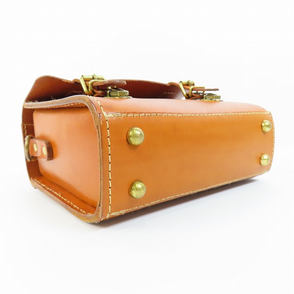 実際に弊社で買取させて頂いたHERZ/ヘルツ 2way レザー ハンドバッグ/ショルダーバッグの画像 2枚目