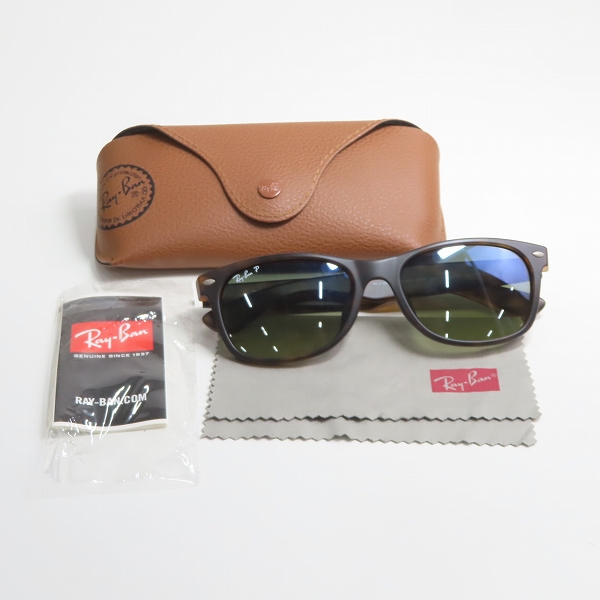 実際に弊社で買取させて頂いたRay-Ban/レイバン NEW WAYFARER/ニュー ウェイファーラー 偏光サングラス RB2132-F 894/76の画像 9枚目