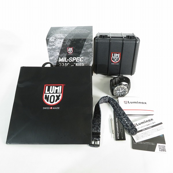実際に弊社で買取させて頂いたLUMINOX/ルミノックス MIL-SPEC 腕時計 3350 SERIES/3351の画像 8枚目