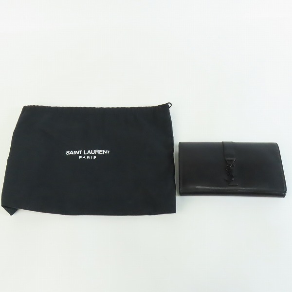 実際に弊社で買取させて頂いたSAINT LAURENT PARIS/サンローランパリ ラージフラップウォレット YSL 414567 の画像 9枚目