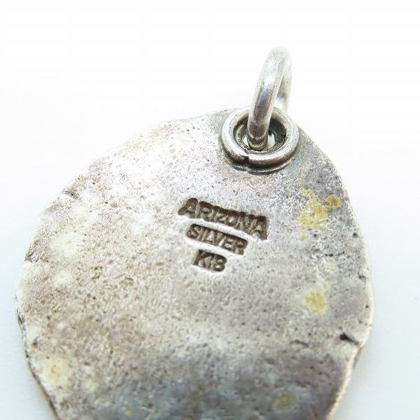 実際に弊社で買取させて頂いたARIZONA FREEDOM/アリゾナフリーダム 太陽神 唐草 タタキ ペンダントトップの画像 4枚目