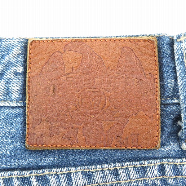 実際に弊社で買取させて頂いたTENDERLOIN/テンダーロイン K7 デニムパンツ/ジーンズ リペア加工 34の画像 2枚目