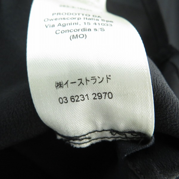 実際に弊社で買取させて頂いたRICK OWENS/リックオウエンス 21S/S シルク混 長袖 シャツ RU21S6299-CC/48の画像 5枚目