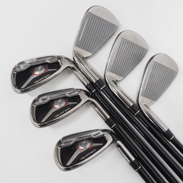 実際に弊社で買取させて頂いたTaylorMade/テーラーメイド BURNER/バーナー アイアン #5～9,Pw 6本セット RE-AX SUPER FAST FLEX：Sの画像 3枚目