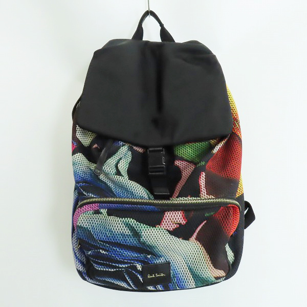 実際に弊社で買取させて頂いたPaul Smith/ポールスミス マルチカラー メッシュ バックパック/リュックサック