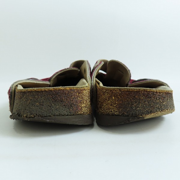 実際に弊社で買取させて頂いたNUMBER NINE × BIRKENSTOCK/ナンバーナイン × ビルケンシュトック 初期 ベロアサンダル 26の画像 1枚目
