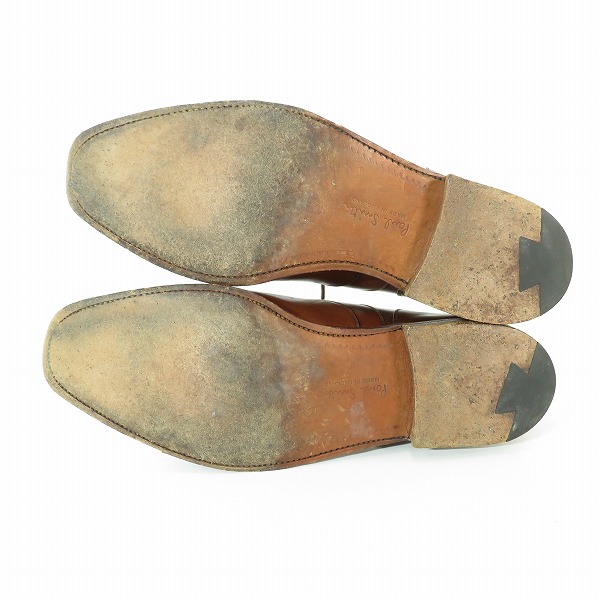 実際に弊社で買取させて頂いたCROCKETT&JONES/クロケット＆ジョーンズ Paul Smith/別注 ウイングチップシューズ 9893/7の画像 2枚目