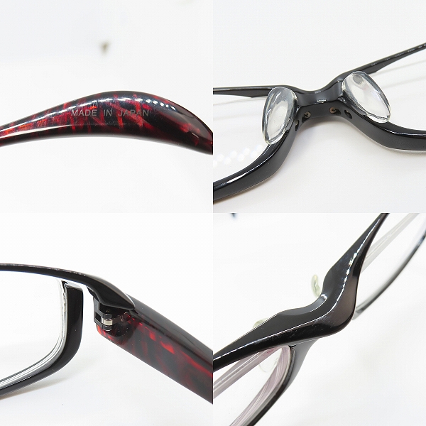 実際に弊社で買取させて頂いたJAPONISM/ジャポニスム 度入り眼鏡/メガネフレーム JN-477/Col.03の画像 6枚目