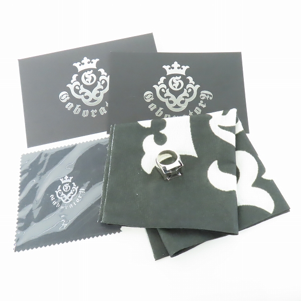 実際に弊社で買取させて頂いた【ギャラ/クロス付き】Gaboratory/ガボラトリー ガボール Iron Cross Ring/アイアンクロスリング 19.5号の画像 9枚目