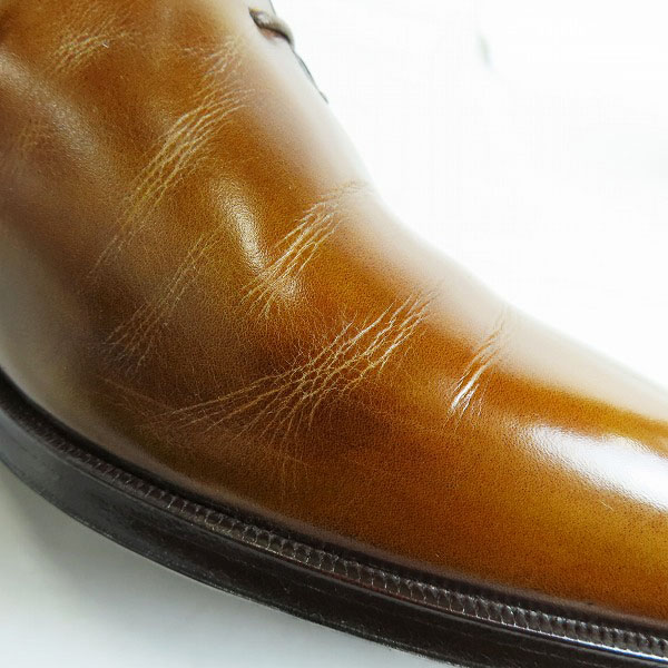 実際に弊社で買取させて頂いたBerluti/ベルルッティ Alessandro Alto/アレッサンドロ アルト レザー オックスフォードシューズの画像 8枚目