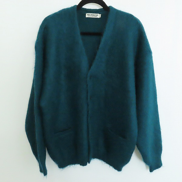 実際に弊社で買取させて頂いたCOOTIE/クーティー 20AW Mohair Cardigan Turquoise モヘア カーディガン/M 