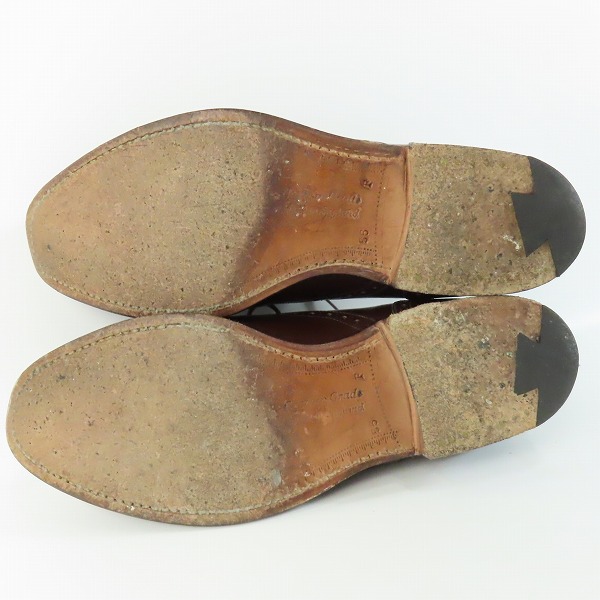 実際に弊社で買取させて頂いたChurch's/チャーチ ウィングチップ レザーシューズ/5.5Fの画像 2枚目