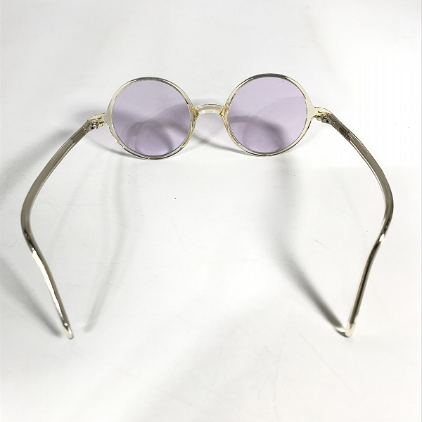 実際に弊社で買取させて頂いた白山眼鏡店/ハクサンガンキョウテン ラウンド メガネフレーム アイウェアの画像 3枚目