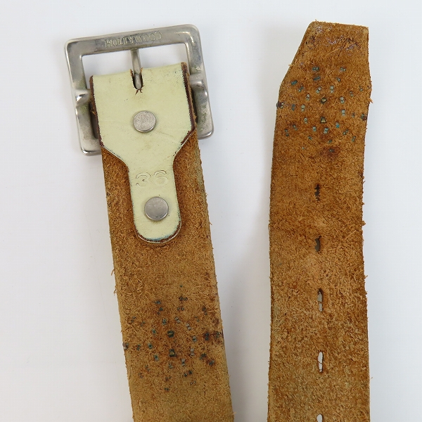 実際に弊社で買取させて頂いたHollywood Trading Company /HTC/エイチティーシー ひょうたんスタッズ ベルトの画像 2枚目