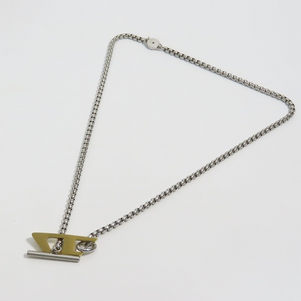 実際に弊社で買取させて頂いたDIESEL/ディーゼル ネックレス ステンレス スチール DX1378931の画像 1枚目