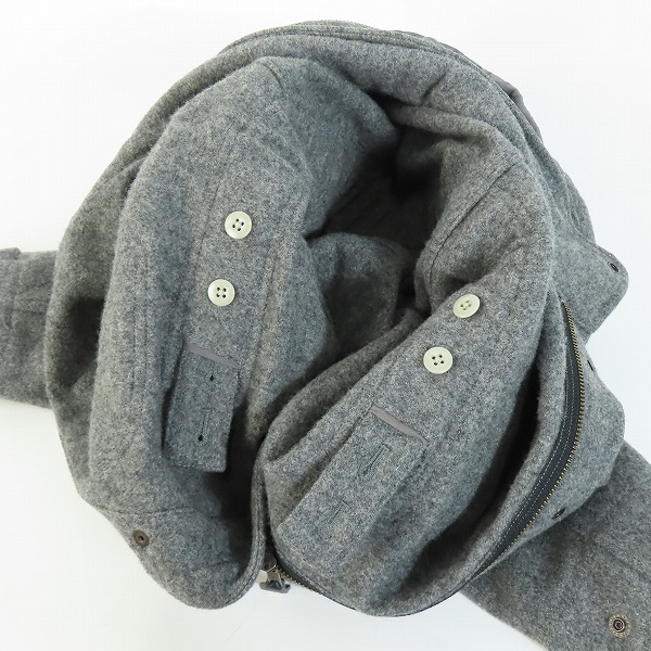 実際に弊社で買取させて頂いた【難あり】Victim×Schott/ヴィクティム×ショット M-65 ミリタリージャケット V83152/38の画像 5枚目